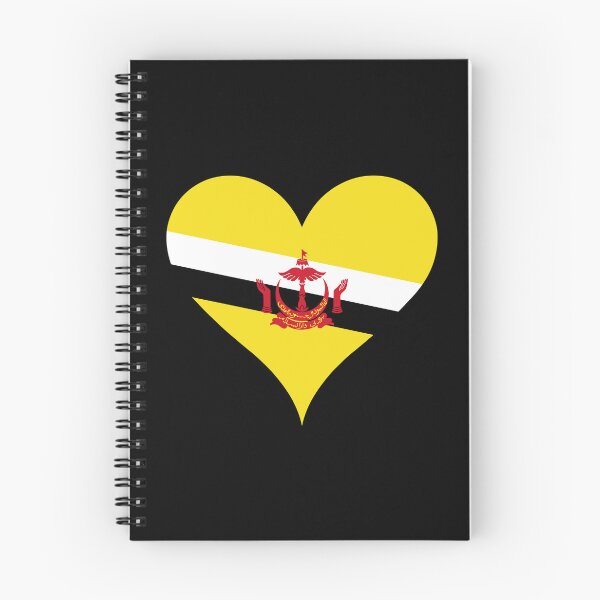 Item preview, Brunei Heart Flag - Abode of Peace Pride designed and sold by NTGUILTY.