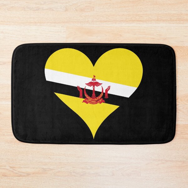 Item preview, Brunei Heart Flag - Abode of Peace Pride designed and sold by NTGUILTY.