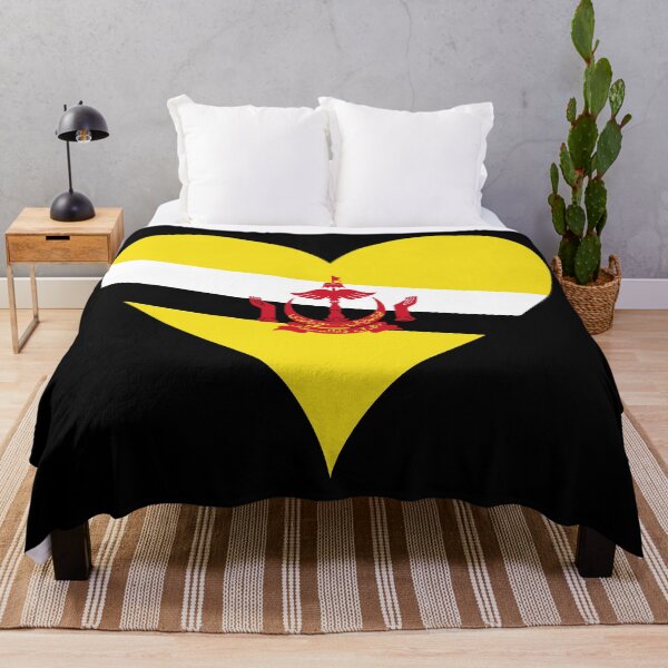 Item preview, Brunei Heart Flag - Abode of Peace Pride designed and sold by NTGUILTY.