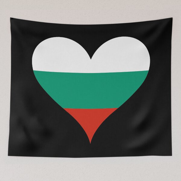 Item preview, Bulgaria Heart Flag - Peace, Freedom, and Courage designed and sold by NTGUILTY.