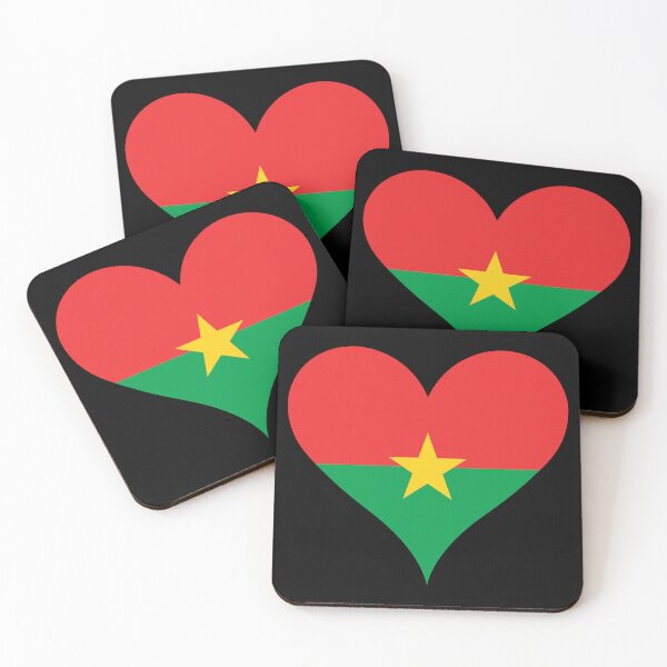 Item preview, Burkina Faso Heart Flag - Land of the Incorruptibles designed and sold by NTGUILTY.