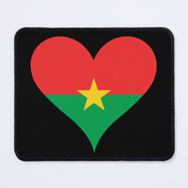 Item preview, Burkina Faso Heart Flag - Land of the Incorruptibles designed and sold by NTGUILTY.