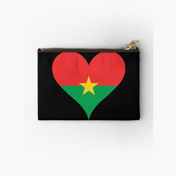 Item preview, Burkina Faso Heart Flag - Land of the Incorruptibles designed and sold by NTGUILTY.