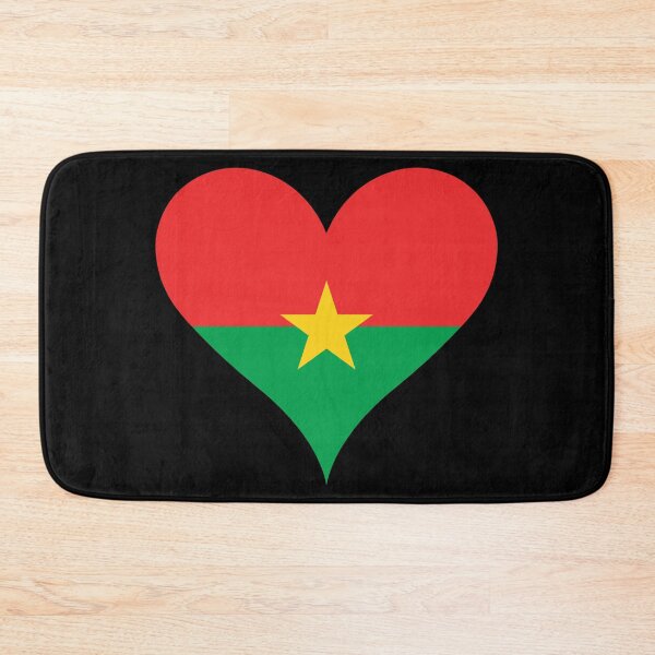 Item preview, Burkina Faso Heart Flag - Land of the Incorruptibles designed and sold by NTGUILTY.