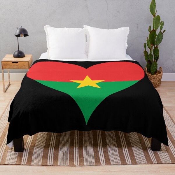 Item preview, Burkina Faso Heart Flag - Land of the Incorruptibles designed and sold by NTGUILTY.