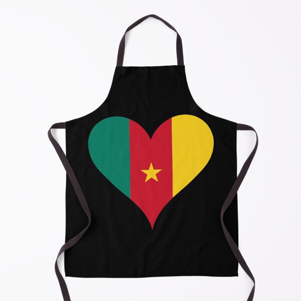 Item preview, Cameroon Heart Flag - Peace, Work, Fatherland designed and sold by NTGUILTY.