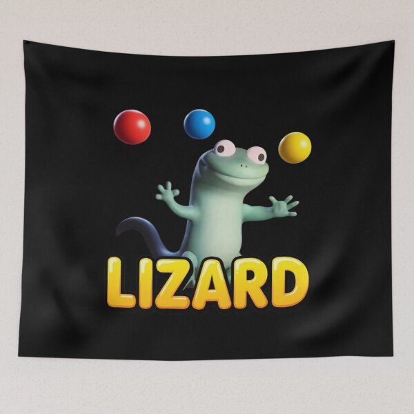 Item preview, Elio Lizard Juggling Meme Official Design designed and sold by lojadpop.
