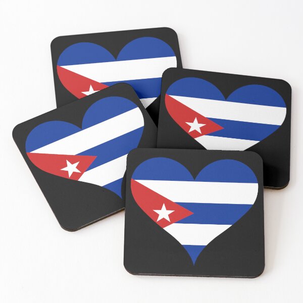Item preview, Cuba Heart Flag - La Estrella Solitaria designed and sold by NTGUILTY.