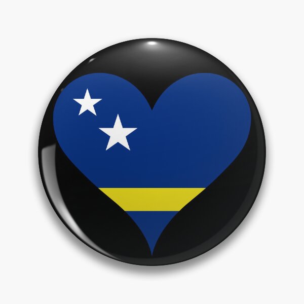 Item preview, Curaçao Heart Flag - Dushi Kòrsou designed and sold by NTGUILTY.