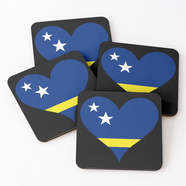 Item preview, Curaçao Heart Flag - Dushi Kòrsou designed and sold by NTGUILTY.