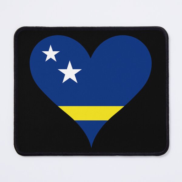 Item preview, Curaçao Heart Flag - Dushi Kòrsou designed and sold by NTGUILTY.