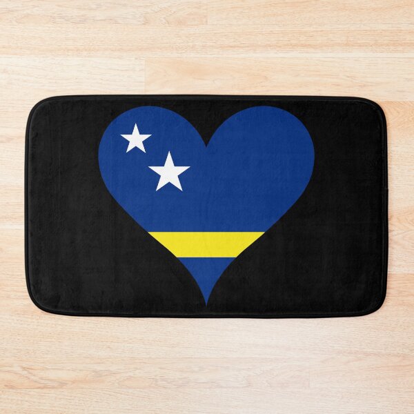 Item preview, Curaçao Heart Flag - Dushi Kòrsou designed and sold by NTGUILTY.
