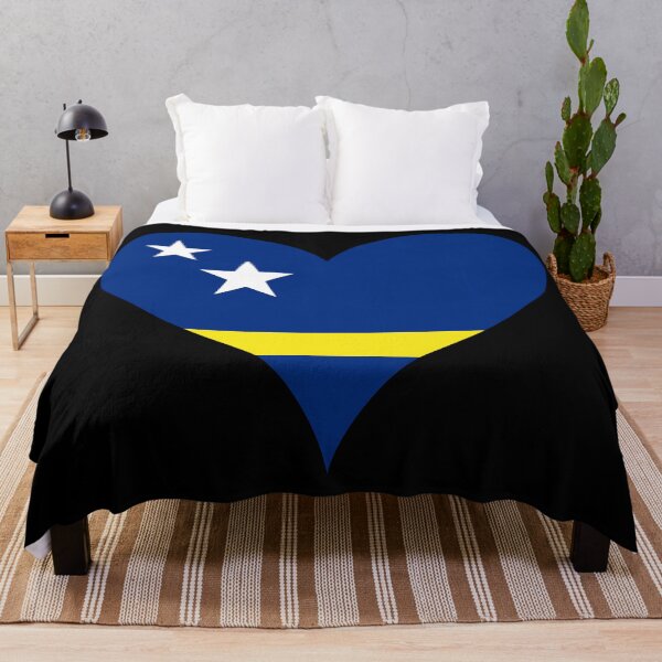 Item preview, Curaçao Heart Flag - Dushi Kòrsou designed and sold by NTGUILTY.