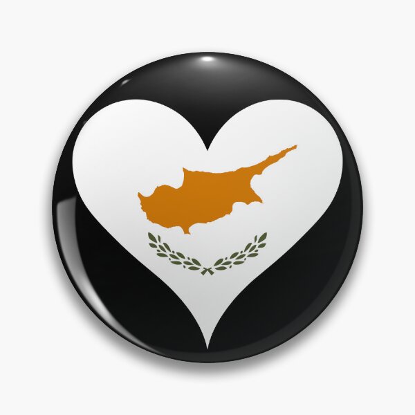 Item preview, Cyprus Heart Flag - Island of Peace designed and sold by NTGUILTY.