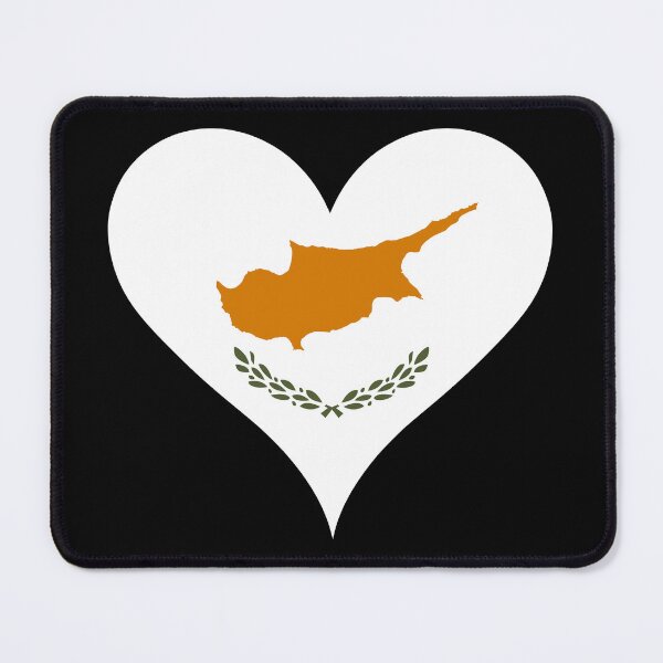 Item preview, Cyprus Heart Flag - Island of Peace designed and sold by NTGUILTY.