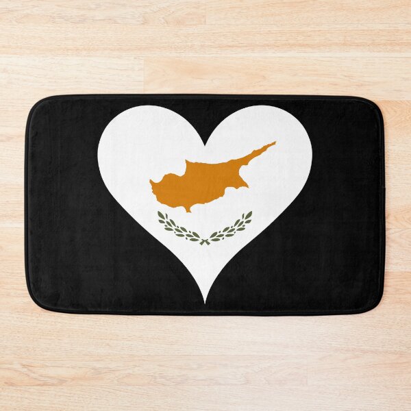 Item preview, Cyprus Heart Flag - Island of Peace designed and sold by NTGUILTY.