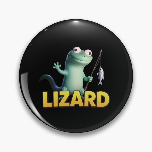 Item preview, Elio Lizard Fishing Meme designed and sold by lojadpop.