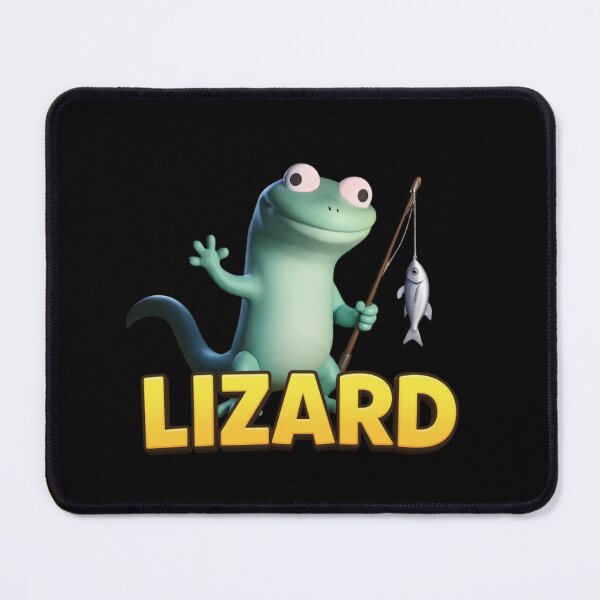 Item preview, Elio Lizard Fishing Meme designed and sold by lojadpop.