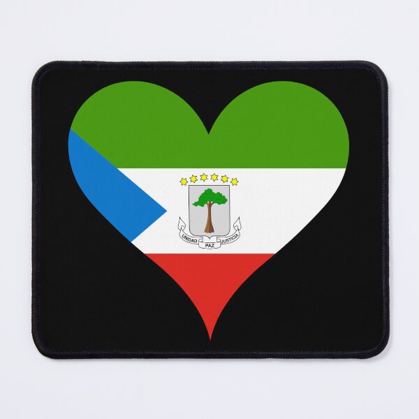 Item preview, Equatorial Guinea Heart Flag - Unity, Peace, Justice designed and sold by NTGUILTY.