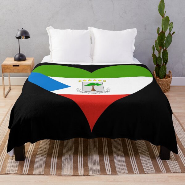 Item preview, Equatorial Guinea Heart Flag - Unity, Peace, Justice designed and sold by NTGUILTY.