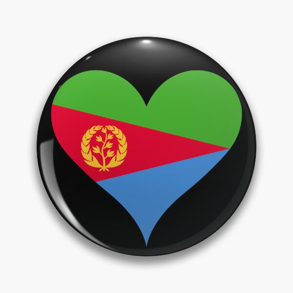 Item preview, Eritrea Heart Flag - Land of Unity designed and sold by NTGUILTY.
