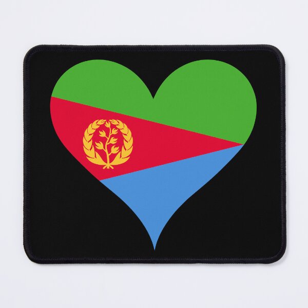 Item preview, Eritrea Heart Flag - Land of Unity designed and sold by NTGUILTY.