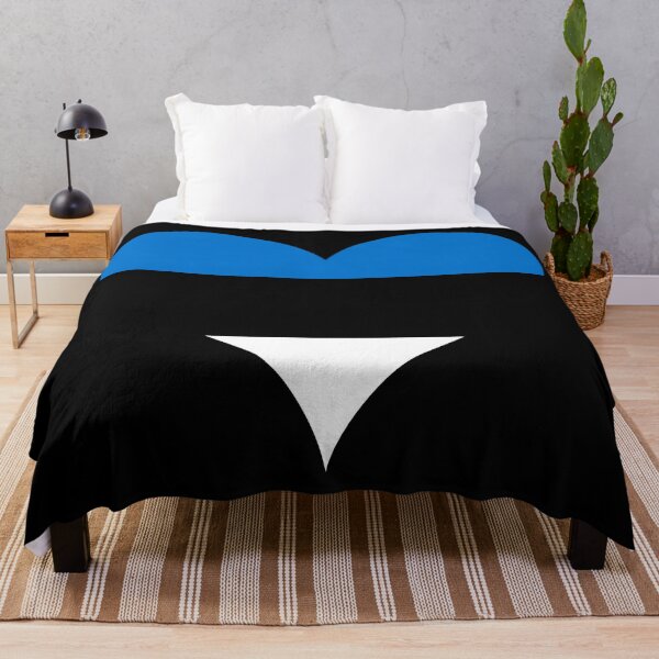Item preview, Estonia Heart Flag - Sinimustvalge designed and sold by NTGUILTY.