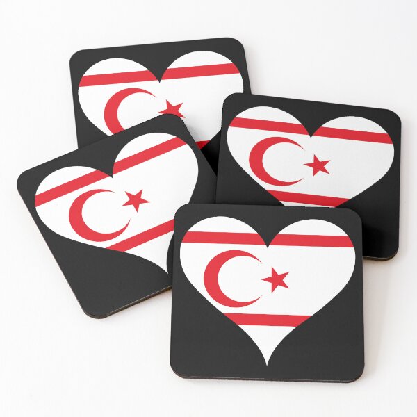 Item preview, Northern Cyprus Heart Flag - Peace and Turkishness designed and sold by NTGUILTY.
