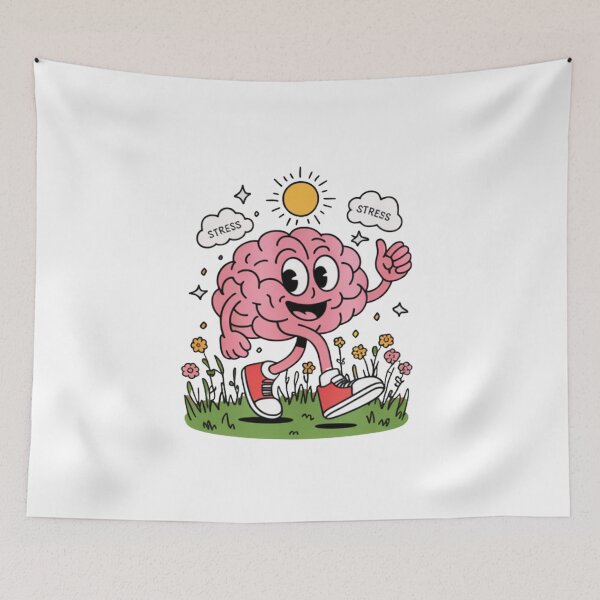 Item preview, mental health walk Walking Off the Worries designed and sold by Uglyandcute.