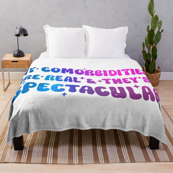 Item preview, Comorbidities Real Spectacular T-Shirts Hoodies Pins Stickers Magnets Mugs Posters Funny Chronic Illness Chronically Ill Autoimmune Spoonies Humorous Tees Gifts Chronically Ill designed and sold by ChronicillnessT.
