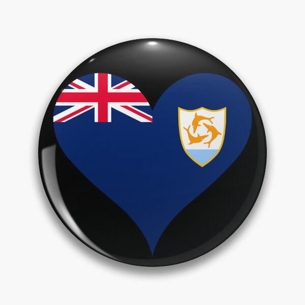 Item preview, Anguilla Heart Flag - Unity, Strength, and Endurance designed and sold by NTGUILTY.