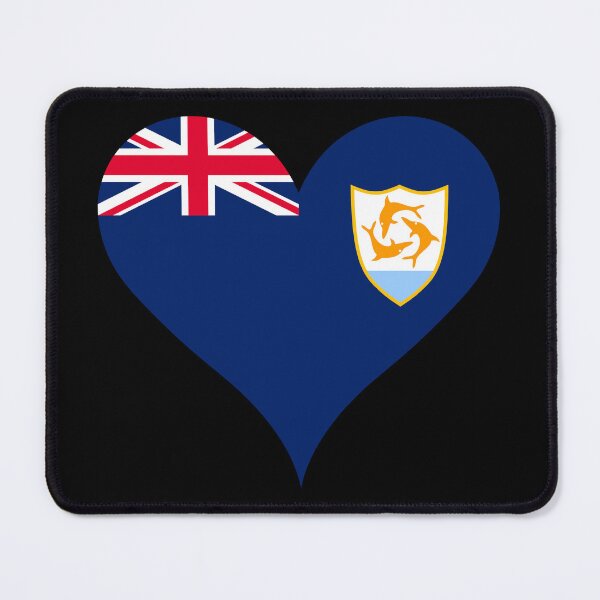 Item preview, Anguilla Heart Flag - Unity, Strength, and Endurance designed and sold by NTGUILTY.