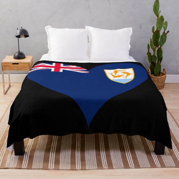 Item preview, Anguilla Heart Flag - Unity, Strength, and Endurance designed and sold by NTGUILTY.