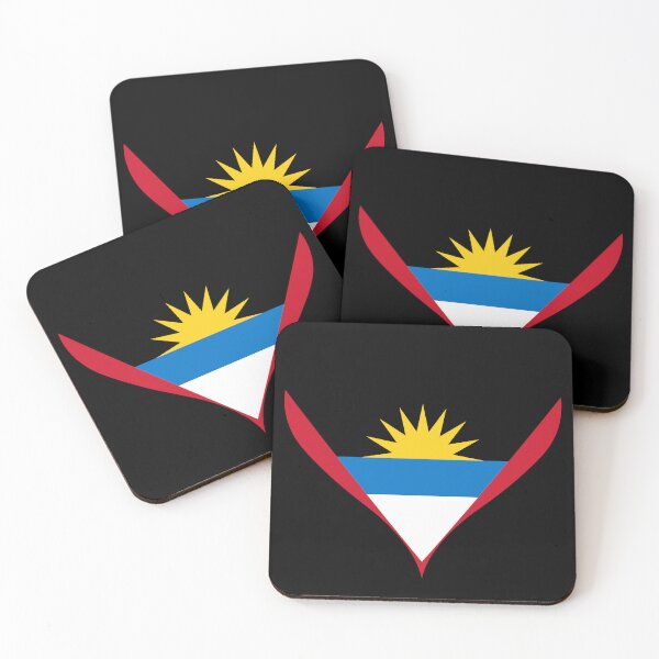 Item preview, Antigua and Barbuda Heart Flag - Victory and New Beginnings designed and sold by NTGUILTY.