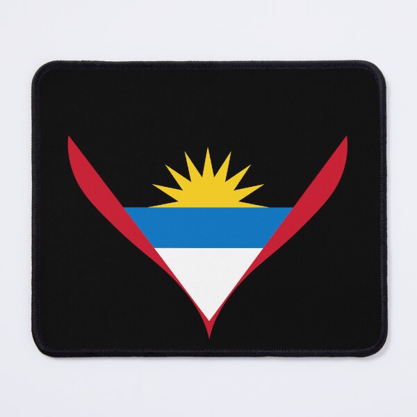 Item preview, Antigua and Barbuda Heart Flag - Victory and New Beginnings designed and sold by NTGUILTY.