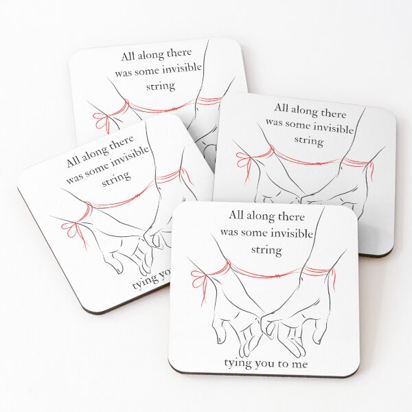 Item preview, Invisible String Love Illustration designed and sold by Mo & Ko Design.