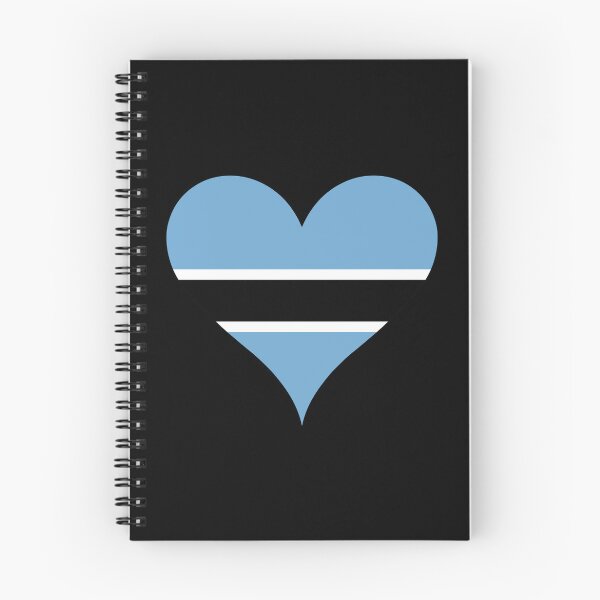 Item preview, Botswana Heart Flag - Pula! designed and sold by NTGUILTY.