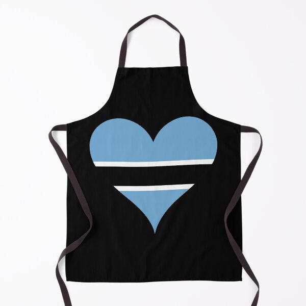 Item preview, Botswana Heart Flag - Pula! designed and sold by NTGUILTY.