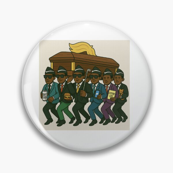 Item preview, FUNeral Dance Parody – Carrying the Golden Hair designed and sold by PoliticalSatire2025.