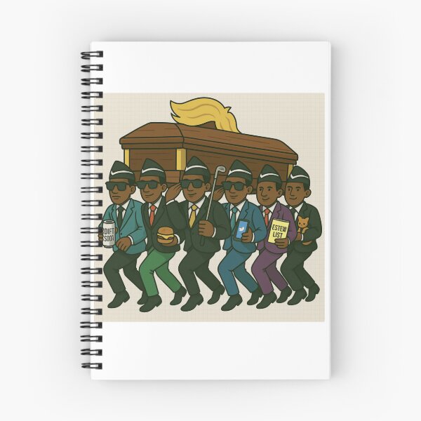Item preview, FUNeral Dance Parody – Carrying the Golden Hair designed and sold by PoliticalSatire2025.