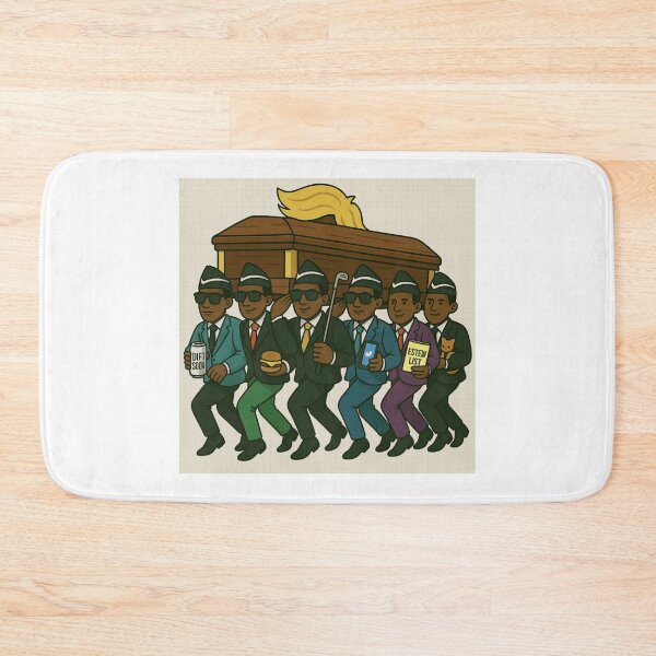 Item preview, FUNeral Dance Parody – Carrying the Golden Hair designed and sold by PoliticalSatire2025.
