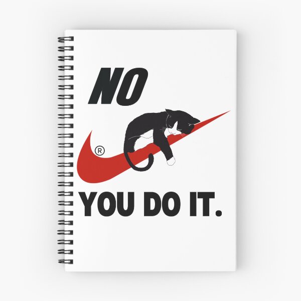Item preview, Nike Red check mark, black cat "NO YOU DO IT" designed and sold by Holy Coast Threads (Formerly ChristianFlower).