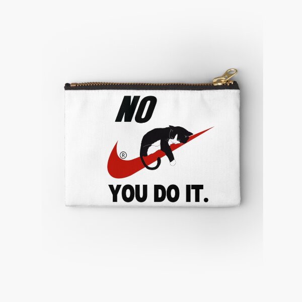 Item preview, Nike Red check mark, black cat "NO YOU DO IT" designed and sold by Holy Coast Threads (Formerly ChristianFlower).