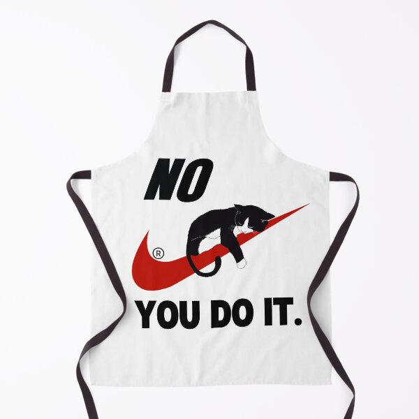 Item preview, Nike Red check mark, black cat "NO YOU DO IT" designed and sold by Holy Coast Threads (Formerly ChristianFlower).