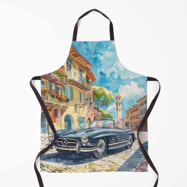Item preview, Sunlit Italian Streets — Vintage Roadster Poster designed and sold by ArgentoArt.
