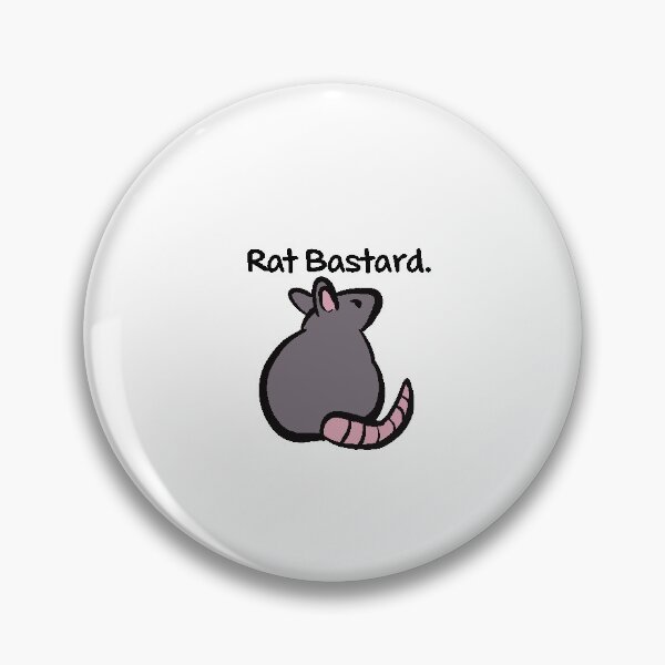 Item preview, Cute Rat Bastard Sticker - Quirky Rat Lover Gift designed and sold by Pommedoodles.