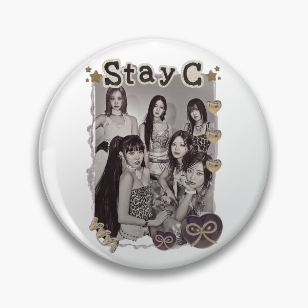 Item preview, STAYC Kpop Girl group Scrapbook Collage Cozy Y2K Vintage Design designed and sold by HELL0WBELLO.