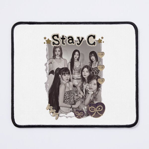 Item preview, STAYC Kpop Girl group Scrapbook Collage Cozy Y2K Vintage Design designed and sold by HELL0WBELLO.