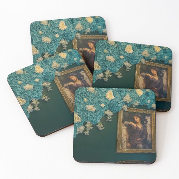 Item preview, Elegant Floral Wall with Classic Portrait designed and sold by Lolili69.