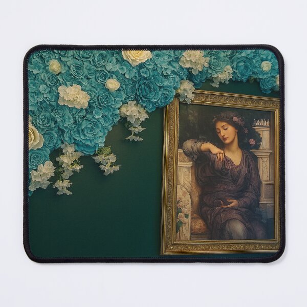 Item preview, Elegant Floral Wall with Classic Portrait designed and sold by Lolili69.